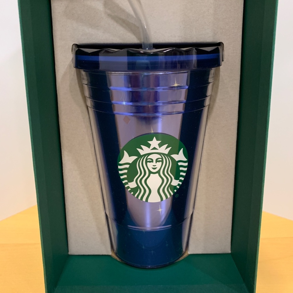New Starbucks Disneyland 60th Anniversary Cold Tumbler in box